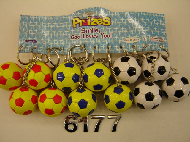 ANAHTARLIK FUTBOL TOPU 12Lİ PAKET KOD 6177