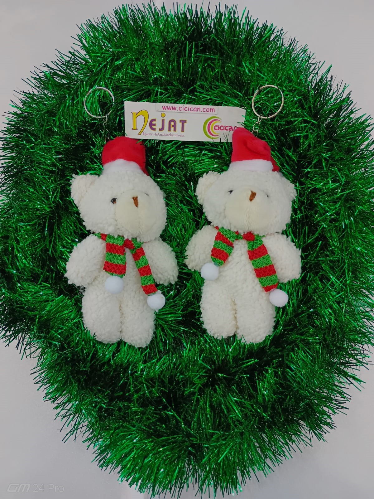 NOEL BABA AYICIK ANAHTARLIK 12Lİ PAKET KOD 6207