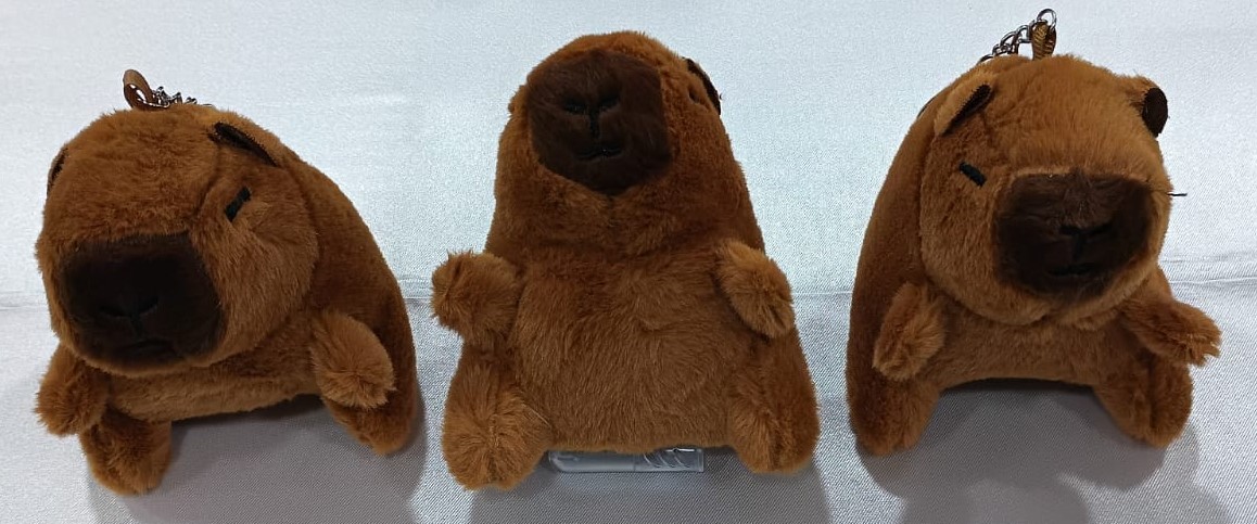 KAPİBARA PELUŞ ANAHTARLIK 12Lİ PAKET KOD 6076