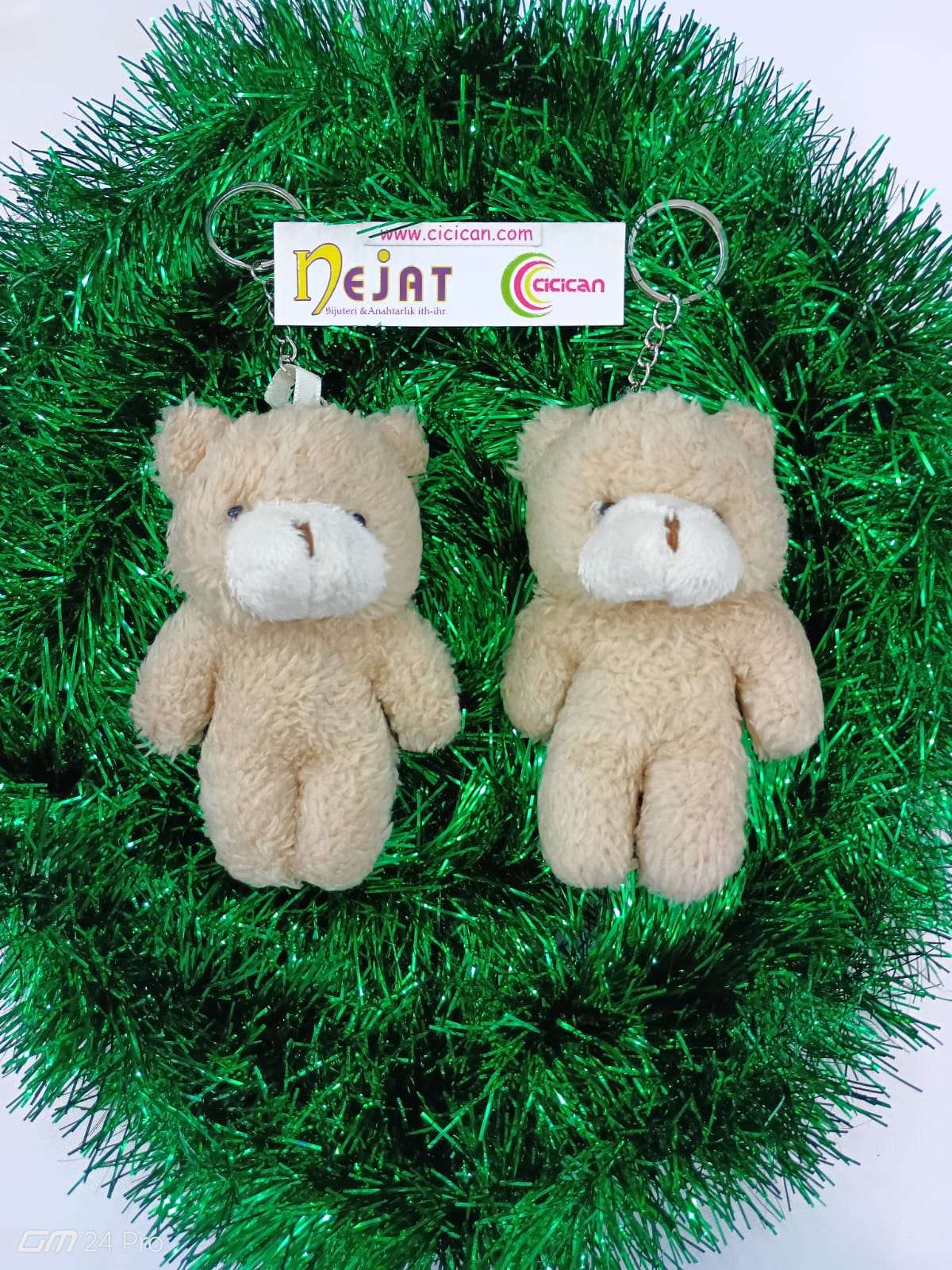 PELUŞ AYI ANAHTARLIK 12Lİ PAKET KOD 6081