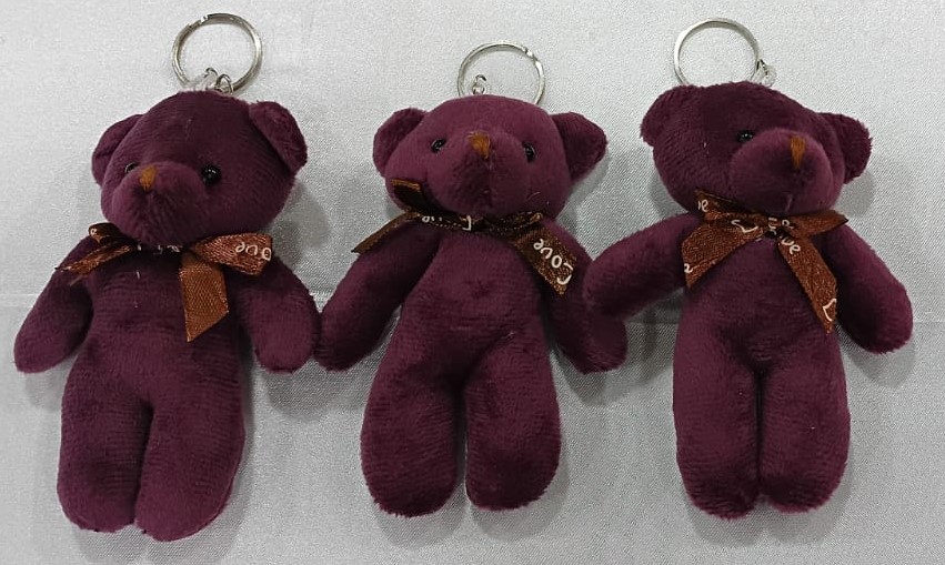 PELUŞ AYI ANAHTARLIK 12Lİ PAKET KOD 6117