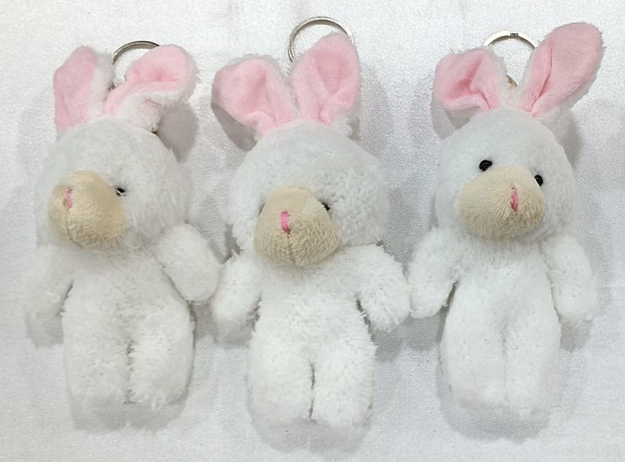 PELUŞ TAVŞAN ANAHTARLIK 12Lİ PAKET KOD 6124