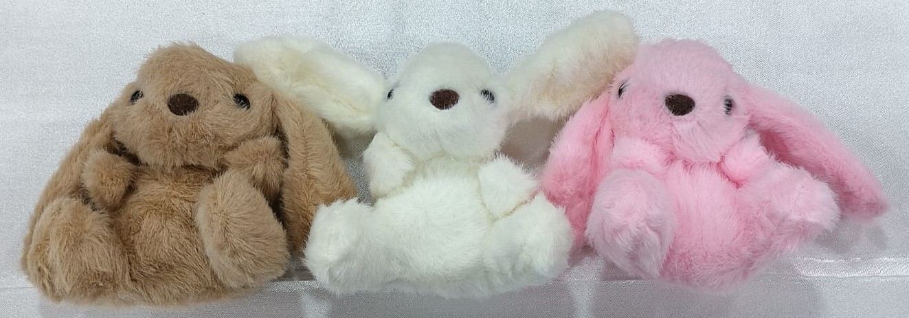 TAVŞAN PELUŞ ANAHTARLIK 12Lİ PAKET KOD 6127