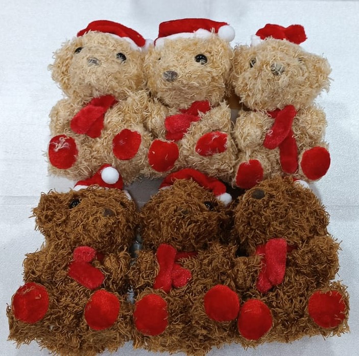 PELUŞ AYI ANAHTARLIK 12Lİ PAKET KOD 6134